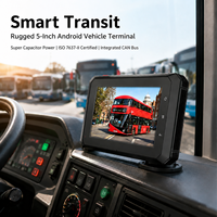 Terminal Vehicular Android de 5 Pulgadas VT-5A, Tablet PC OBU para Transporte Público, Gestión de Flotas MDT, GPS, 4G LTE, CAN Bus, Supercondensador