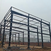 Bâtiment d'entrepôt en acier, structure métallique préfabriquée, faible coût, montage facile, hangar de stockage, atelier pour petites entreprises