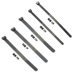 Nhựa Đồ Trang Sức Đồ Trang Sức Nhẫn Sizer Ngón Tay Đo Vành Đai Đo Công Cụ Thanh Chúng Tôi Kích Thước 1-17 Cho Nhẫn Multisizer Kinh Tế - Product Image 4