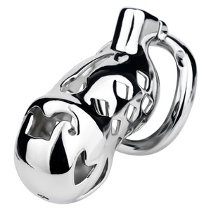 Dispositivo de Castidad Masculino de Acero Inoxidable, Cómodo, para Juegos de Bondage BDSM para Parejas, Jaula Anti-Escape - Product Image 3