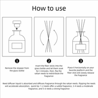 Difusor de Aromaterapia con Varillas, Aroma Lavanda Duradero, Sin Alcohol, Aceite Natural Seguro, Marca Propia, ¡Gran Venta!