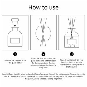 Diffuseur à bâtonnets parfum lavande longue durée, marque propre, naturel et sûr, en promotion - Product Image 6