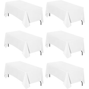 Wholesale Round 100% Polyester Rectangular <b>Table</b> <b>Cover</b> Luxury Wedding <b>Table</b> Cloth Rectangle Tablecloths for Banquet Restaurant - Product Image 1