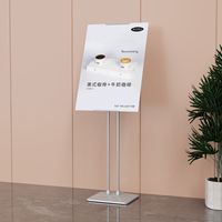 Support d'affichage pour affiches, panneau publicitaire, support vertical, présentoir pour panneau KT, support publicitaire, présentoir incliné vertical