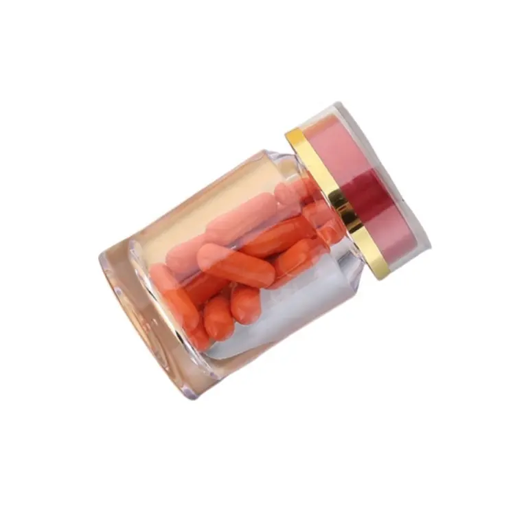 30cc Supplement Acrylic Bottles for 15 Capsules Health Care Packaging PS Plastic Medicine Pill Vitamin Capsule Tablet Bottle