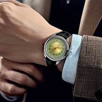 Montre à quartz pour homme, style décontracté, cadran rétro, simple, pour étudiant, ceinture de mode la plus vendue