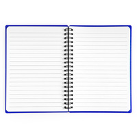 Cuaderno Espiral con Bolígrafo, Agenda Personalizada 5x7'', Cubierta de PP, Bolsillo de PVC, Organizador Escolar Promocional, 70 Hojas, Gran Venta