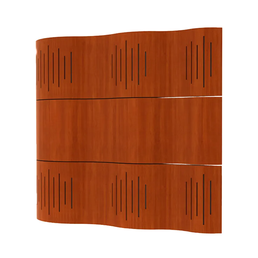 3d Curve Wooden decorative acoustic diffuser acoustic panel for HIFI & Home theatre system acoustic diffuser