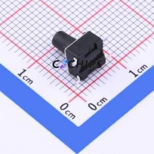 TS-KG02S-AT85F Tactile Switch SMD-4P,6x6mm Switch Single Pole Single Throw Round Button 2.5N Vertical Mount - Product Image 2