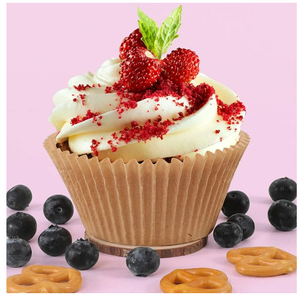 Cupcakevormpjes Natuurlijk Muffin Bakpapier Geurloos Voedselveilig Geüpgraded Vetwerend Papier - Product Image 2