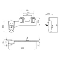 Bidé Manual Ajustable de 2 Chorros, Ecológico, de Plástico, Diseño Moderno, Rociador Portátil para Baño con Fácil Instalación DIY