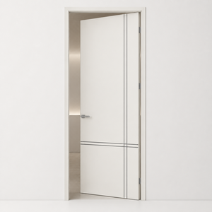 Porte battante moderne à cadre en aluminium étroit, intérieur <span class=keywords><strong>bois</strong></span>, ouverture vers l'intérieur, taille personnalisée, idéale pour hôtels et villas – Meilleure vente - Product Image 4