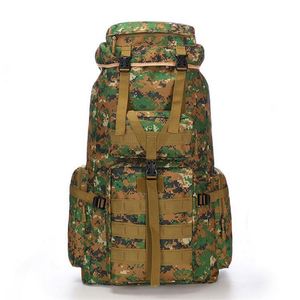 Muestra gratuita Mochila de montañismo multifuncional de nuevo estilo 600d, mochila grande para acampar al aire libre de 60l - Product Image 1