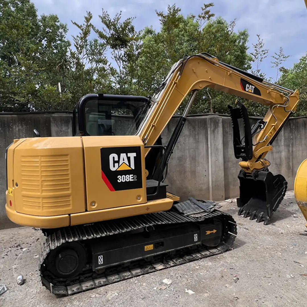 CAT 308 E ekskavator perayap bekas Mini, excavator 8 Ton kualitas tinggi dan kondisi bagus