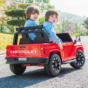 Grande <span class=keywords><strong>batteria</strong></span> 12V parco esterno che gioca elettrico per bambini camion quattro ruote telecomando 4x4 camion giro su auto giocattolo - Product Image 3