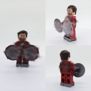 Bức tượng nhỏ khối xây dựng được cá nhân hóa với các biểu thức hai mặt siêu thú vị, phù hợp với các kịch bản khối xây dựng khác nhau - Product Image 4