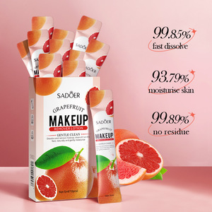 Crème <span class=keywords><strong>démaquillante</strong></span> au pamplemousse SADOER en gros, nettoyage doux du visage, des lèvres, des yeux, de la peau, démaquillant naturel et biologique, <span class=keywords><strong>lotion</strong></span> - Product Image 2