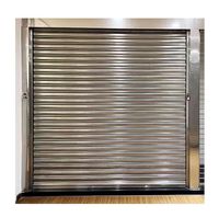 Porte à enroulement électrique en acier inoxydable 201/304 sur mesure, télécommande antivol, pour magasin, vitrine, entrepôt, OEM ODM