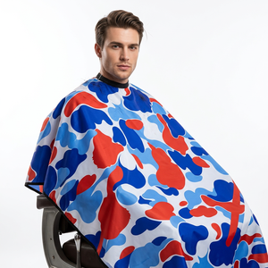 Capes de Coiffeur Professionnelles Personnalisées avec Logo, Accessoires de Barbier, Capes de Protection Élastiques Surdimensionnées Style Burberry pour Stylistes - Product Image 1