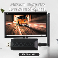Adaptateur sans fil externe USB 802.11n 150 Mbps avec chipset AR9271-2, compatible Kali Linux, en stock
