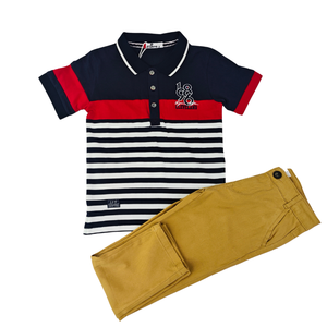 <span class=keywords><strong>Ensemble</strong></span> de vêtements de sport d'été en coton pour garçons Short Plaid Print Kids Casual Basketball Wear Baby Boy's Casual Sports Outfit - Product Image 1