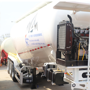 Los camiones cisterna de material de arena de cuarzo se utilizan para la medición y descarga de alta precisión en fábricas de vidrio y sitios de minería de arena - Product Image 3