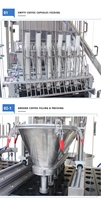 Machine automatique de scellage de capsules de café en aluminium avec couvercle en aluminium