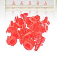 Greenvive Entrée manuelle pour abeilles, Élevage de reines, Plastique, Nouveau cône rouge canadien léger BT52-6, Garantie 5 ans