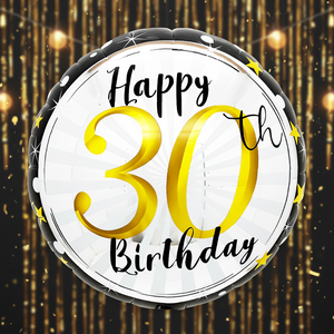 Set di Palloncini Globo per 30° Compleanno 45X53Cm Stampa Festa della Mamma Laurea Capodanno Cinese San Valentino Halloween Ramadan - Product Image 6