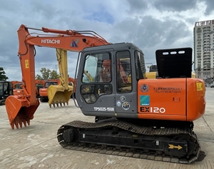 Excavadora Pequeña Usada Hitachi Serie EX75US Modelo 2022 Certificada a Bajo Precio Hitachi Zx60 Zx70 Zx50 Zx55 EX120-1 EX120-2 EX120-3 - Product Image 3