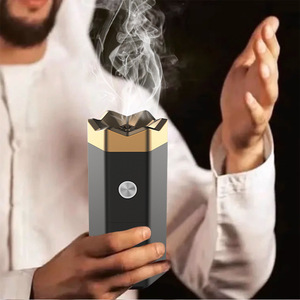 Portable Aluminum Alloy Electric Rechargeable App-Controlled Quiet Bukhoor Burner Arabic Oud Incense Heater for <strong>Car</strong> Home Travel - Product Image 4