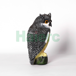 Haierc Effaroucheur d'oiseaux réaliste en plastique, forme Aigle Hibou, pour le contrôle des oiseaux - Product Image 5
