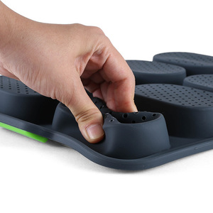 Poêle à baguette antiadhésive en silicone avec 8 perforations <span class=keywords><strong>de</strong></span> gouttière <span class=keywords><strong>Pain</strong></span> français <span class=keywords><strong>Jambon</strong></span> Burger Buns <span class=keywords><strong>Sandwich</strong></span> Rolls-Plats et casseroles <span class=keywords><strong>de</strong></span> cuisson - Product Image 3