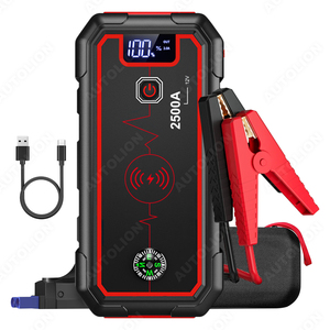 Paquete de refuerzo de alto rendimiento de 23800mAh con salida máxima de 2500A y fuente de alimentación de 12-16V/10A CC para mecánicos profesionales - Product Image 1