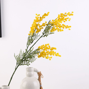 GW001 Artificielle D'acacia Farnesiana Mimosa Doré Pour La Décoration De La Maison - Product Image 1