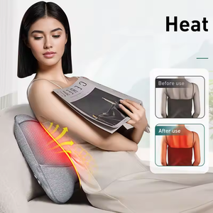 <strong>2026</strong> <strong>New</strong> 3D Shiatsu Neck <strong>Massager</strong> Pillow Heat Electric Deep Kneading <strong>Shoulder</strong> Massage Cushion Infrared Physiotherapy Timing - Product Image 5