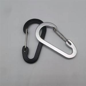 Non. Mousqueton en alliage d'aluminium de type D, noir et argenté, crochet porte-clés d'extérieur, capacité de charge de 5 kg - Product Image 5