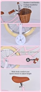 XThang Xe Đạp Trẻ Em Khung Thép Cao 2022 Xe Đạp Trẻ Em 12 14 16 18 Inch Mô Hình Mới Xe Đạp Trẻ Em Độc Đáo Chu Kỳ Bé Gái - Product Image 3