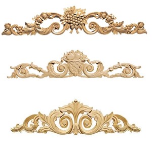 Corte de <span class=keywords><strong>madera</strong></span> tallado a mano para decoración artística, adornos de <span class=keywords><strong>moldura</strong></span> de <span class=keywords><strong>madera</strong></span> en relieve para <span class=keywords><strong>pared</strong></span> - Product Image 1
