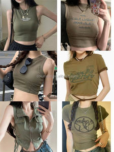 <span class=keywords><strong>Camiseta</strong></span> de Tirantes para Mujer, Estilo Corsé, Cuello Cuadrado, Estampado Floral, Multicolor, Sexy, Verano - Product Image 3