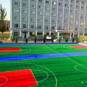 Tenis Cancha de baloncesto PP Azulejo de piso entrelazado Suelo de plástico para exteriores - Product Image 5