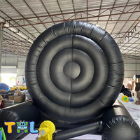 Tablero de Dardos Inflable de PVC THL de Alta Calidad (Tamaños de 3m a 7m) para Fútbol, Golf y Juegos Deportivos al Aire Libre