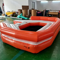 Canapé gonflable flottant personnalisé de haute qualité, best-seller Aoqile, pour les loisirs aquatiques en plein air, pour les événements