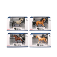 Figuras de Caballos en Miniatura de Plástico Sólido Realistas