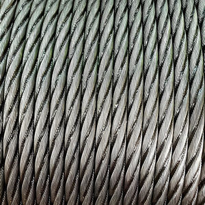 Câble en acier galvanisé brillant anti-torsion multicouche 35X7 35xk7 pour grue sur chenilles, norme ISO2408 - Product Image 5