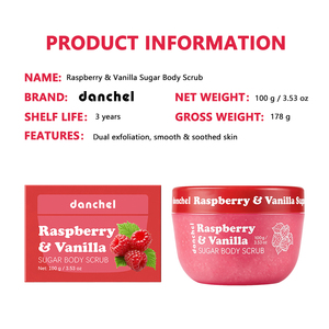 Mini pots de gommage corporel naturel exfoliant apaisant éclaircissant végétalien rose brillant à faible MOQ, personnalisable, marque privée - Product Image 6