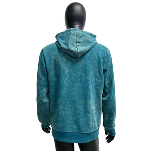 Spring Street Style Sun Faded Solid Custom Printed Embroidery Eagle <b>Animals</b> <b>Men</b> Breathable Polyester/Cotton Stone Wash Hoodie - Product Image 1