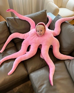 Peluche di Polpo Rosa Carino all'Ingrosso, Giocattoli Animali Imbottiti, Giocattolo Divertente per Cosplay, Grande Cuscino Peluche, Juguetes De Peluche - Product Image 5