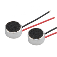 Capsules de microphone à électret unidirectionnel haute fidélité 1045 micro 10 mm composants acoustiques de microphone à fil de soudure