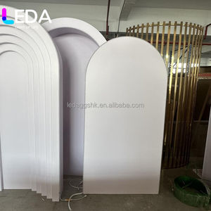 LEDA Suministros de Decoración para Bodas, Arco de Fondo 3D Blanco con Ondas para Eventos, Soporte de Acrílico para Arco de Fondo, Personalizado para Decoración de Eventos - Product Image 6